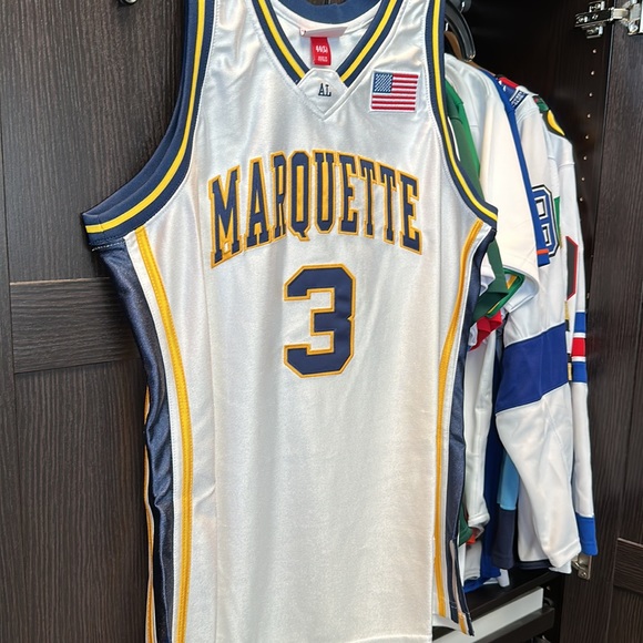 Dwyane Wade Marquette Golden Eagles Mitchell & Ness 2002/03 Authentic Jersey - Picture 3 of 10